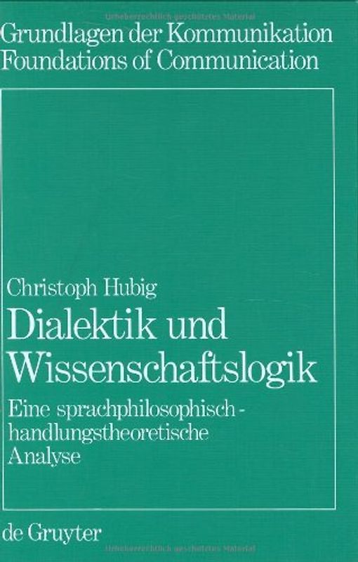 Dialektik und Wissenschaftslogik