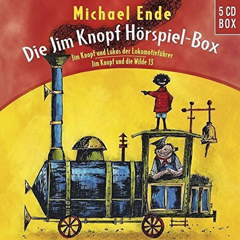 Die Jim Knopf Hörspiel-Box: Jim Knopf und Lukas der Lokomotivführer / Jim Knopf und die Wilde 13 - Michael Ende [5 CDs]