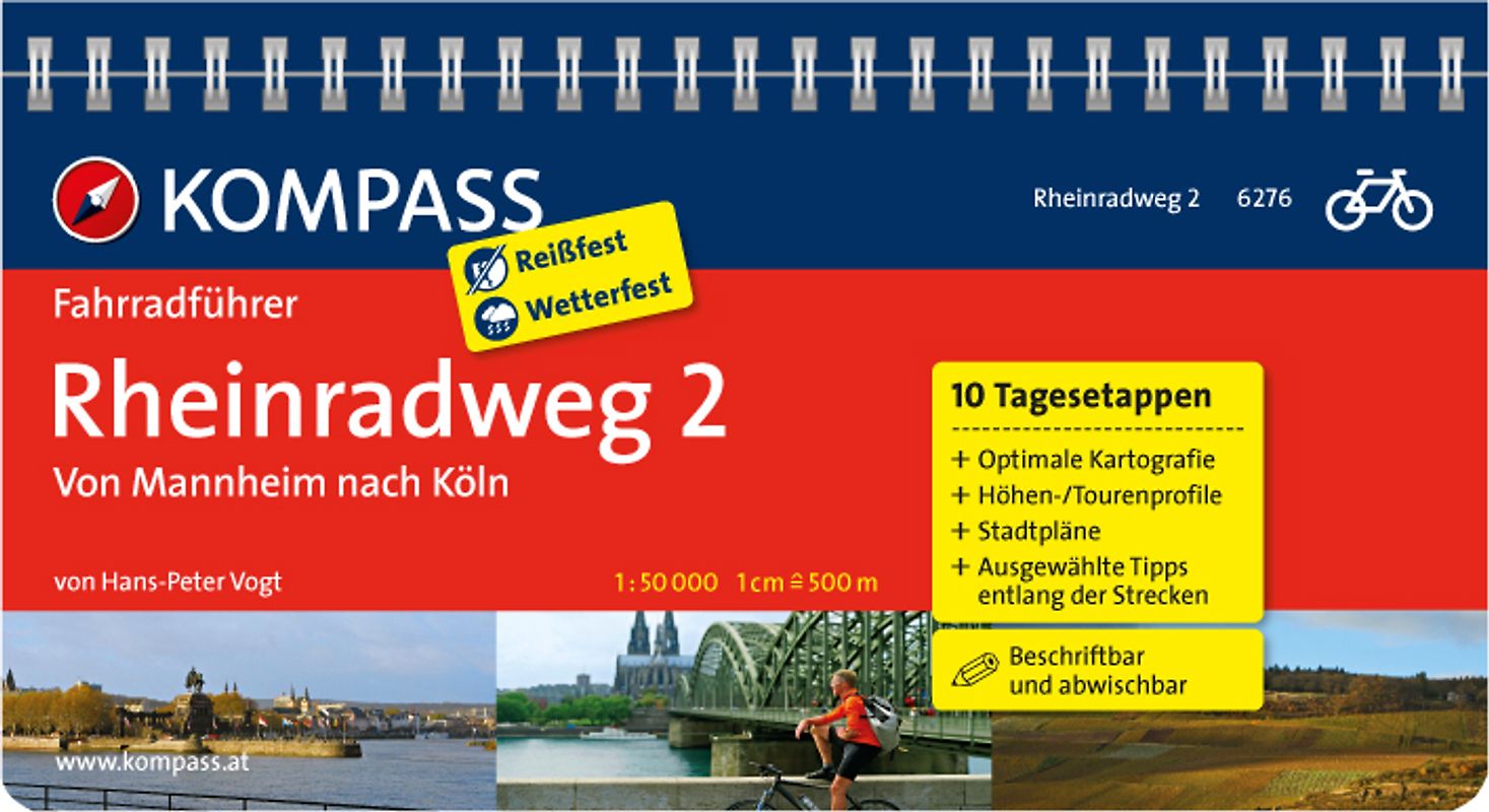 Rheinradweg 2, von Mannheim nach Köln