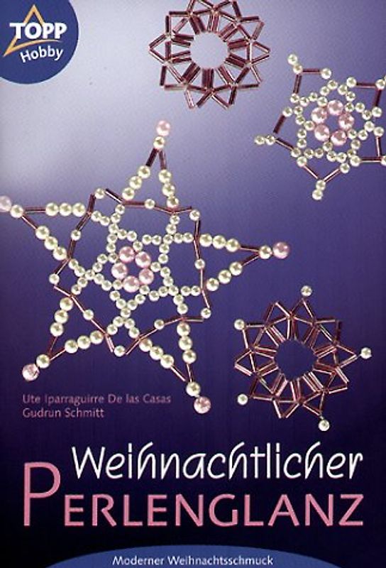 Weihnachtlicher Perlenglanz. Moderner Weihnachtsschmuck