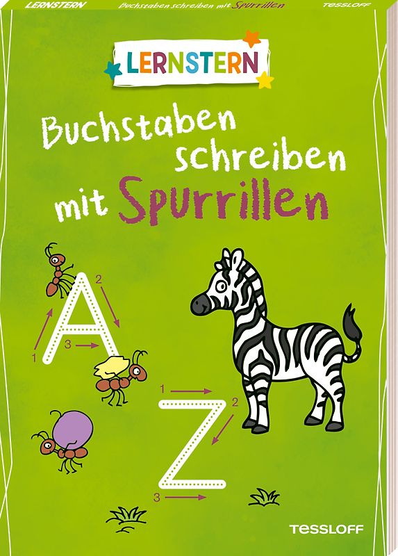 LERNSTERN. Buchstaben schreiben mit Spurrillen