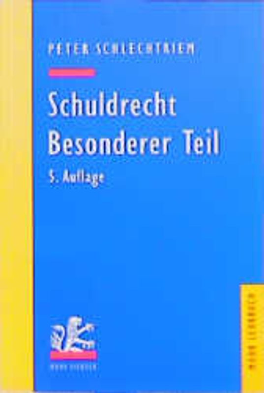 Schuldrecht. Besonderer Teil