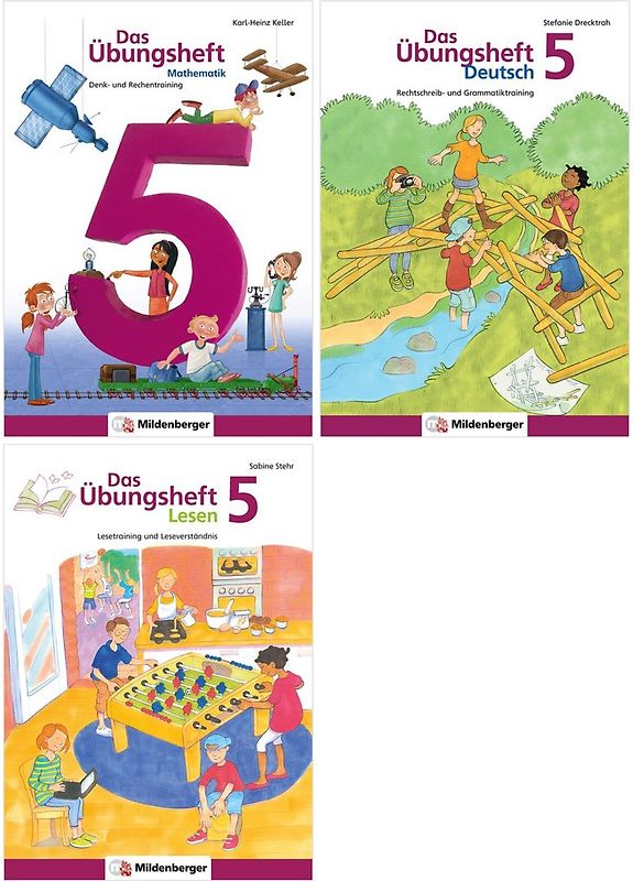 Sicher ins 6. Schuljahr – Paket: Rechnen – Schreiben – Lesen – Grammatik · Klasse 5