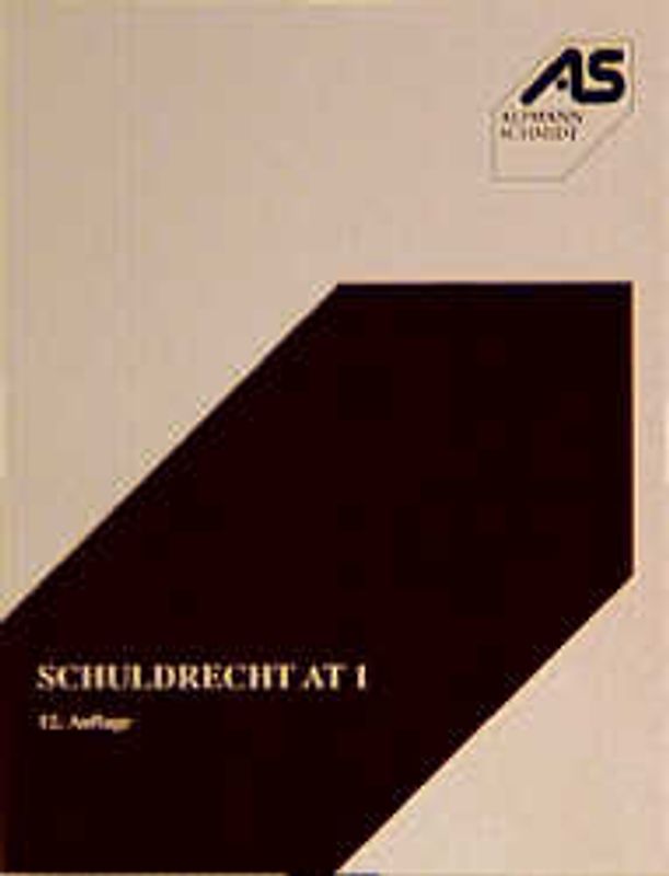 Schuldrecht Allgemeiner Teil 1