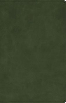 KJV Personal Size Bible, Holman Handcrafted Collection, Zipper Closure, Marbled Olive Premium Calfskin