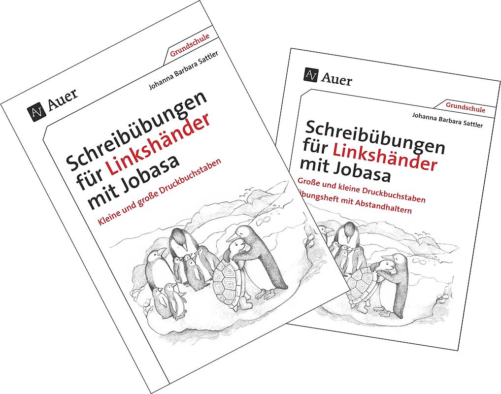 Schreibübungen für Linkshänder mit Jobasa-Set