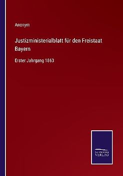 Justizministerialblatt für den Freistaat Bayern