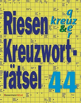 Riesen-Kreuzworträtsel 44 - 5er VE