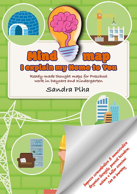 KitaFix-Mindmap I explain my Home to You (Ready-made thought maps for Preschool work in Daycare and Kindergarten)