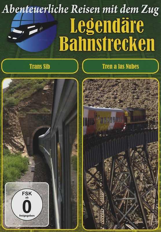 Abenteuerliche Reisen mit dem Zug - Legendäre Bahnstrecken DVD