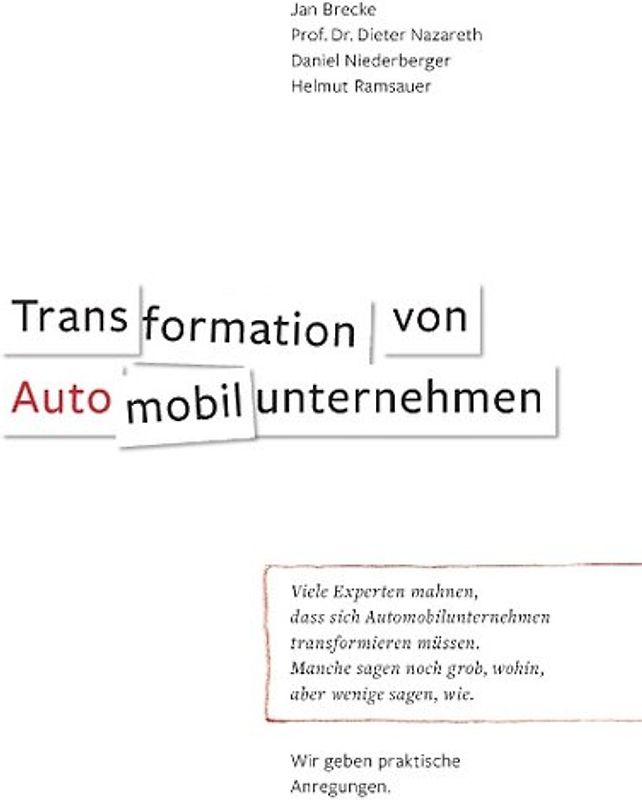 Transformation von Automobilunternehmen