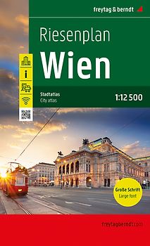 freytag & berndt Stadtatlas Wien Riesenplan, Städteatlas 1:12.500