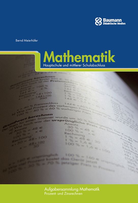 Aufgabensammlung Mathematik - Hauptschule  und mittlerer Schulabschluss