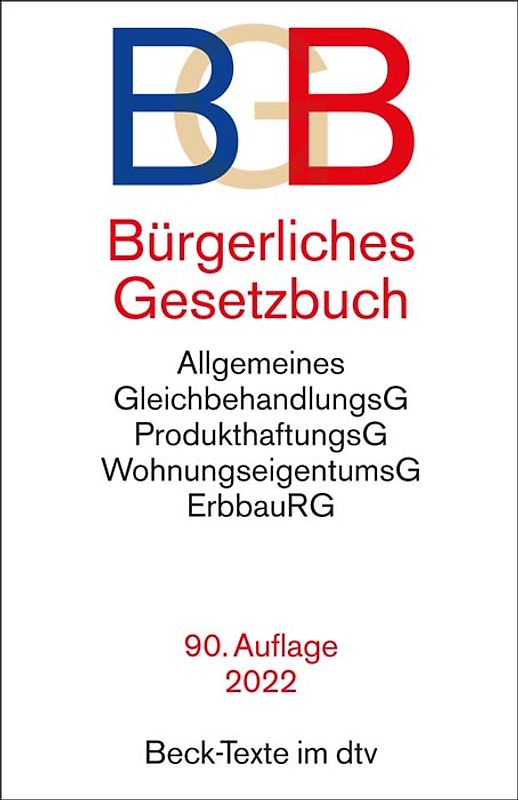 Bürgerliches Gesetzbuch