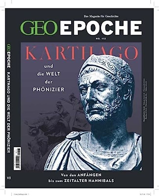 GEO Epoche (mit DVD) / GEO Epoche mit DVD 113/2022 - Karthago: Das Magazin für Geschichte