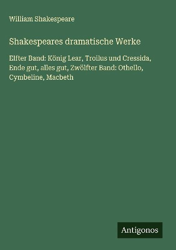 Shakespeares dramatische Werke