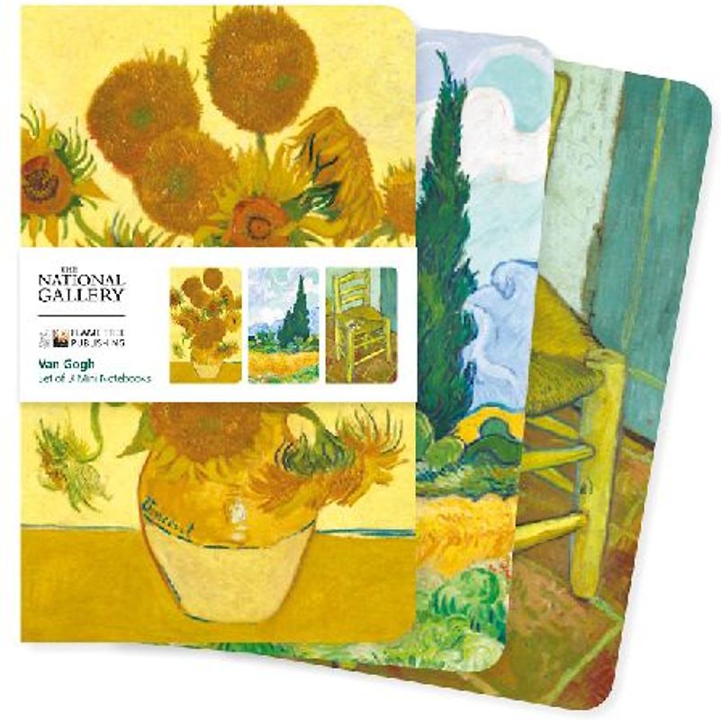 National Gallery: Van Gogh Set of 3 Mini Notebooks