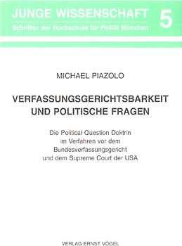 Verfassungsgerichtsbarkeit und Politische Fragen