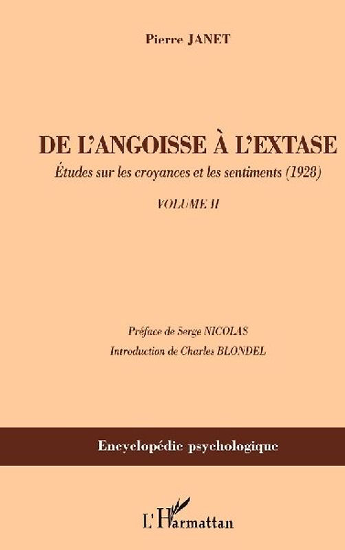 De l'angoisse à l'extase