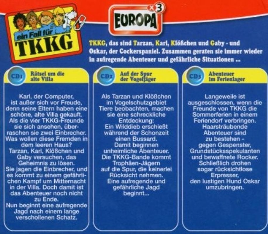 TKKG: Folgen 37 / 38 / 39 [3er Box]