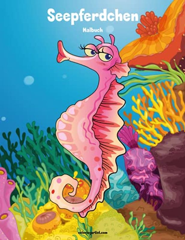 Seepferdchen-Malbuch 1