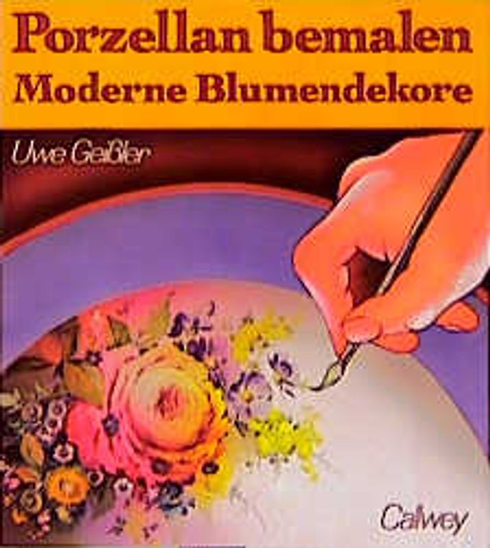 Porzellan bemalen - Moderne Blumendekore