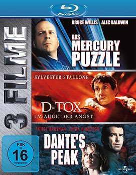 Das Mercury Puzzle + D-Tox + Dante's Peak [3 Blu-Rays] Blu-ray Disc