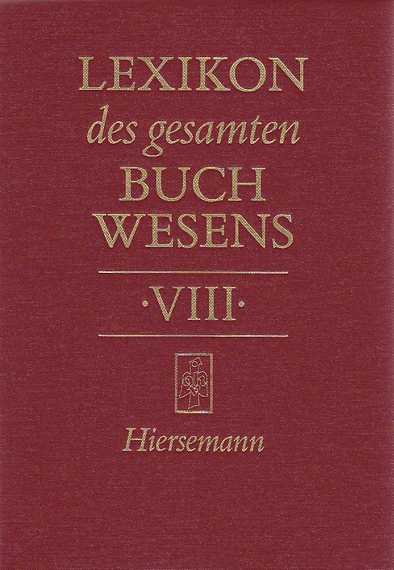 Lexikon des gesamten Buchwesens