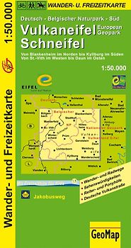 Vulkaneifel Schneifel Wander- und Freizeitkarte. 1:50.000