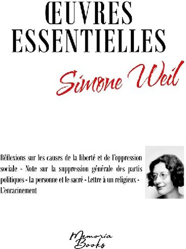 Oeuvres essentielles de Simone Weil