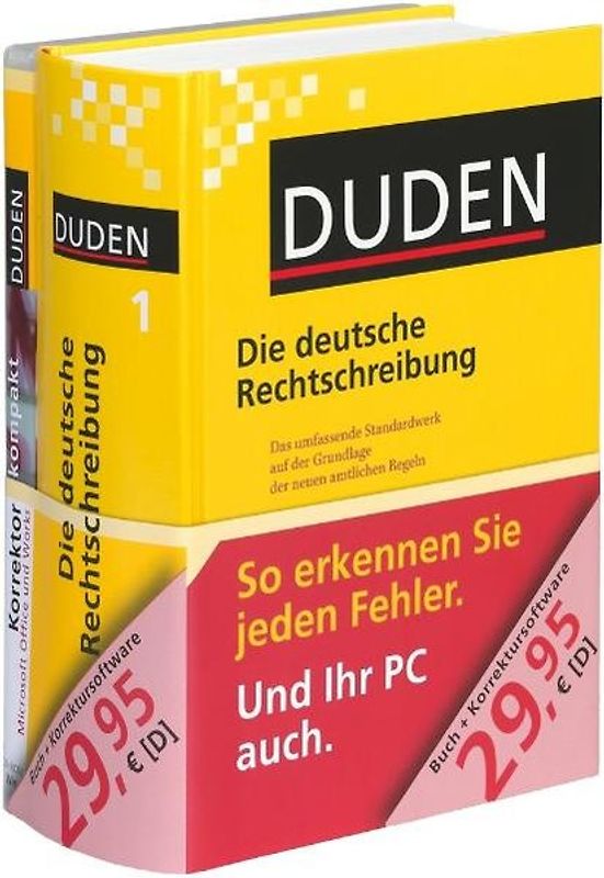 Duden - Die deutsche Rechtschreibung und Duden Korrektor kompakt
