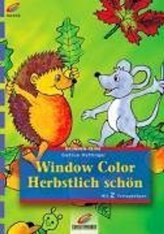 Window Color Herbstlich schön. Mit 2 Vorlagebögen