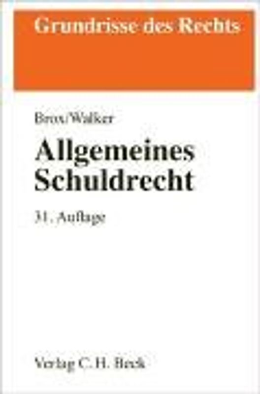 Allgemeines Schuldrecht