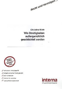 Wie Streitigkeiten aussergerichtlich geschlichtet werden