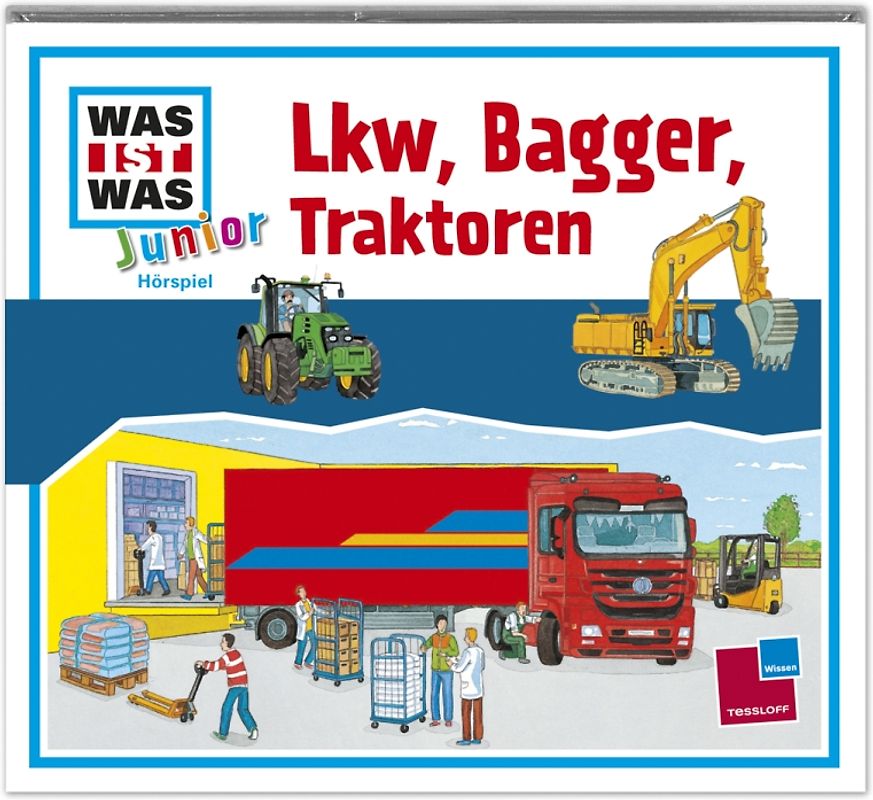 WAS IST WAS Junior Hörspiel: Lkw, Bagger, Traktoren