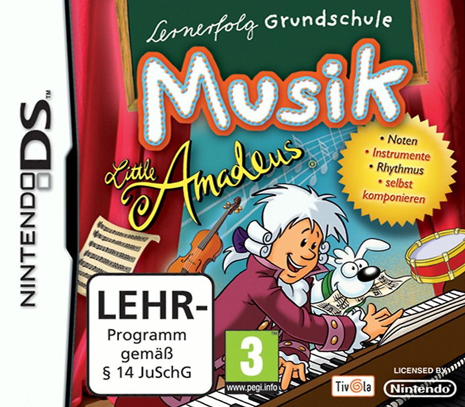 Lernerfolg Musikschule Little Amadeus Nintendo DS