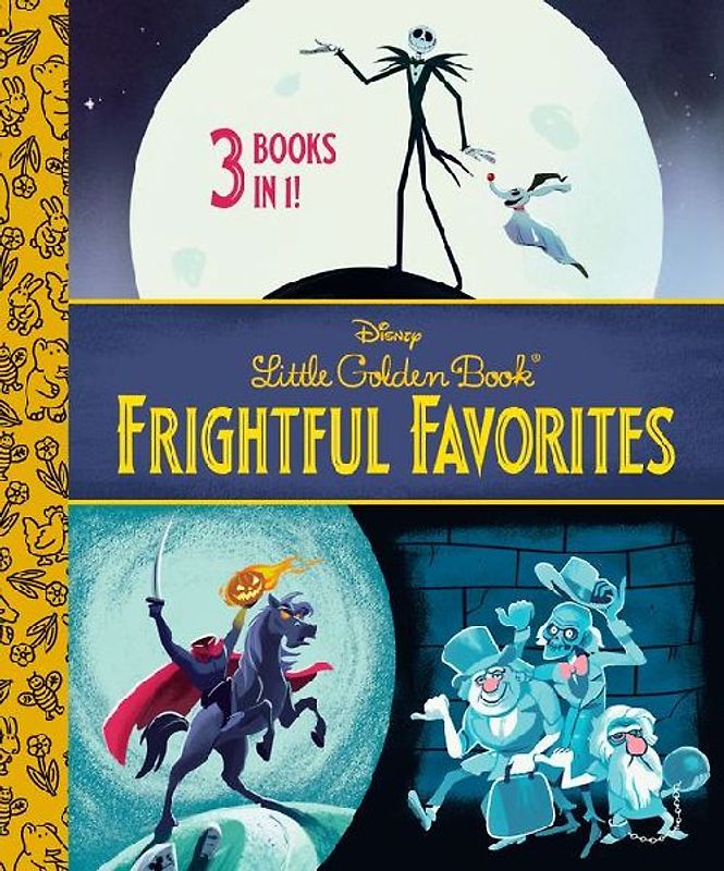 Disney Little Golden Book Frightful Favorites (Disney Classic)