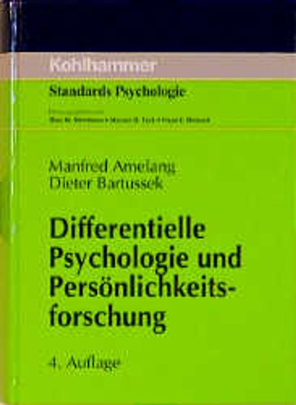 Differentielle Psychologie und Persönlichkeitsforschung