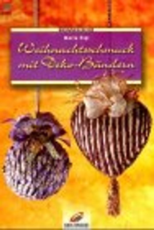 Weihnachtsschmuck mit Deko-Bändern