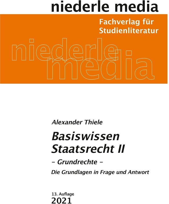 Basiswissen Staatsrecht 2 - 2023