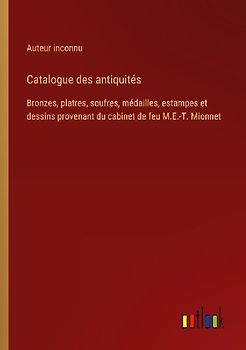 Catalogue des antiquités
