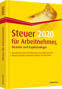 Steuer 2020 für Arbeitnehmer, Beamte und Kapitalanleger