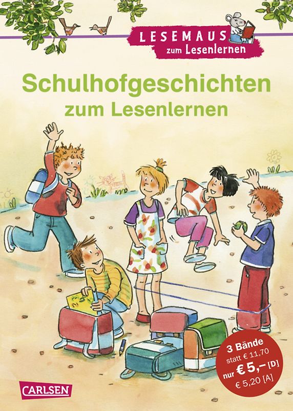Lesemaus zum Lesenlernen Sammelbände, Band 12: Schulhofgeschichten zum Lesenlernen