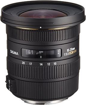 Sigma 10-20 mm F3.5 DC EX HSM 82 mm Filtergewinde (Canon EF Anschluss) schwarz