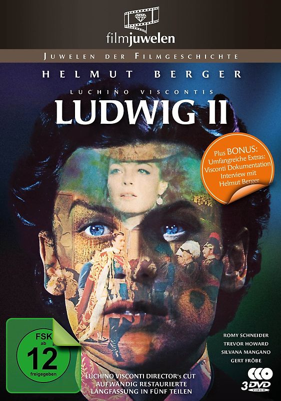 Ludwig II. - Die komplette restaurierte Miniserie in 5 Teilen (Luchino Visconti - Director's Cut ) - Filmjuwelen [2 DVDs] DVD