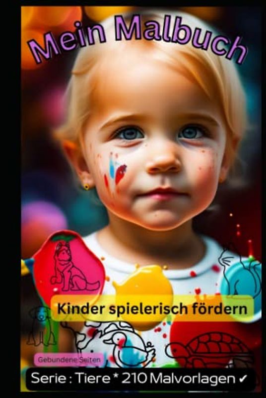 Mein Malbuch-Tierischer Ausmalspaß: Entdecke die Welt der Tiere durch ausmalen und nachzeichnen: Das Buch fördert nicht nur die künstlerischen ... auch ihre Vorstellungskraft und ihre Liebe