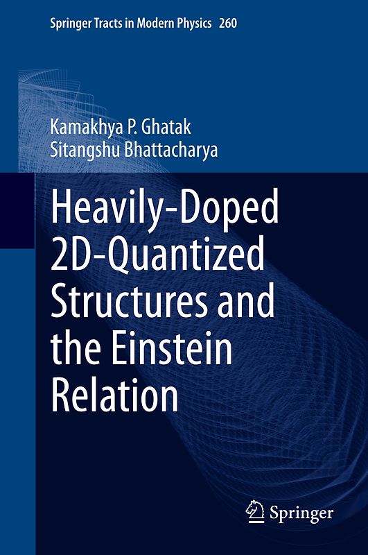 Heavily-Doped 2D-Quantized Structures and the Einstein Relation