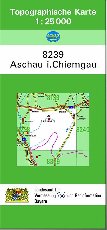 TK25 8239 Aschau i.Chiemgau