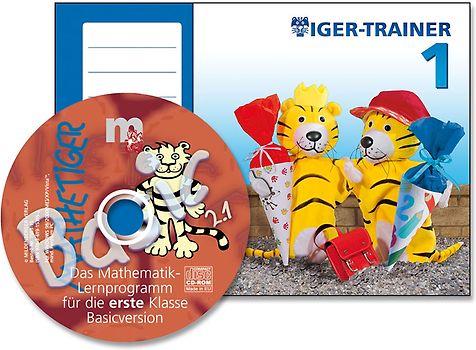 Tiger-Trainer 1 – Arbeitsheft mit CD-ROM Mathetiger Basic 1, Version 2.1