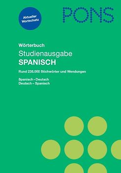 PONS Wörterbuch Studienausgabe Spanisch